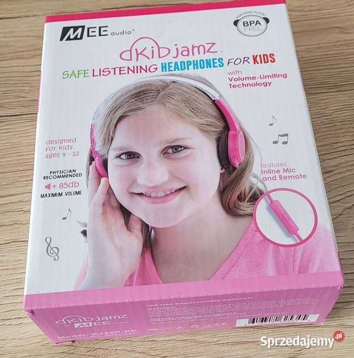 Nowe słuchawki dziecięce z limiterem Mee Audio