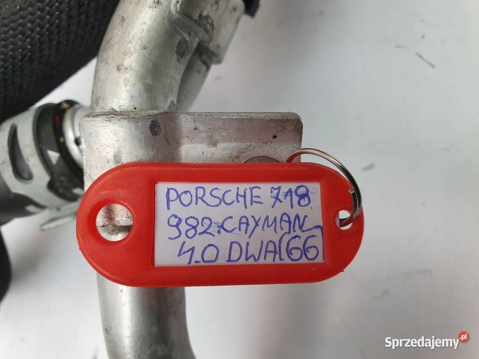PRZEWÓD WODY rura KRÓCIEC Porsche Cayman 982 40 Części samochodowe Chełm