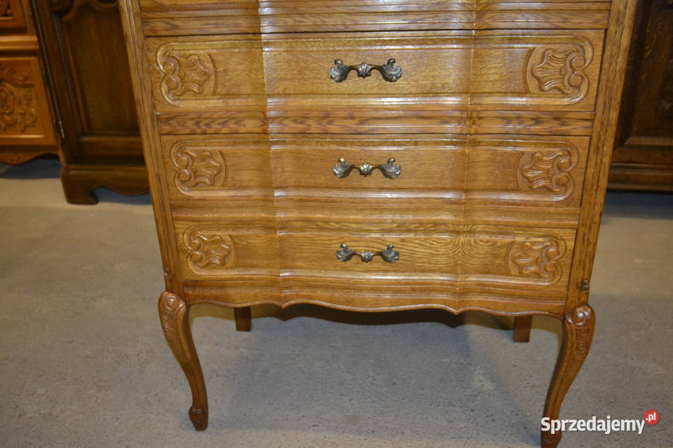 komoda szyfonierka ludwikowska dąb Meble śląskie