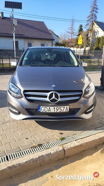 Mercedes B 180 benzyna turbo antracit metalic welurowa tapicerka Gdańsk