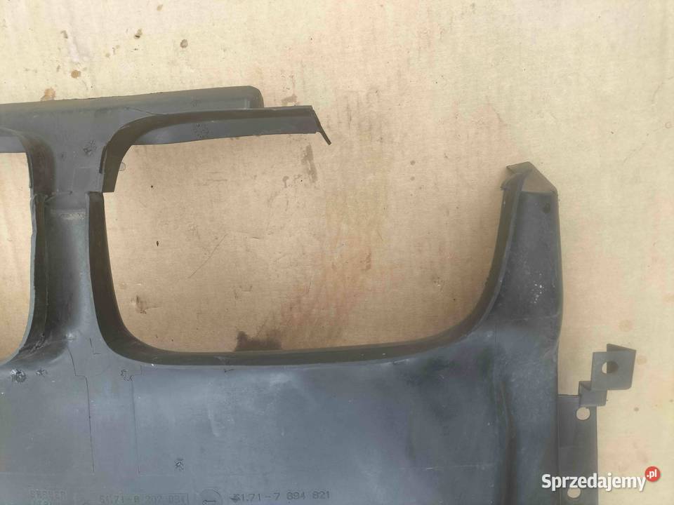 Kanał powietrza chłodnic wlot czołowy BMW E46 Atrapy Atrapy Poręba