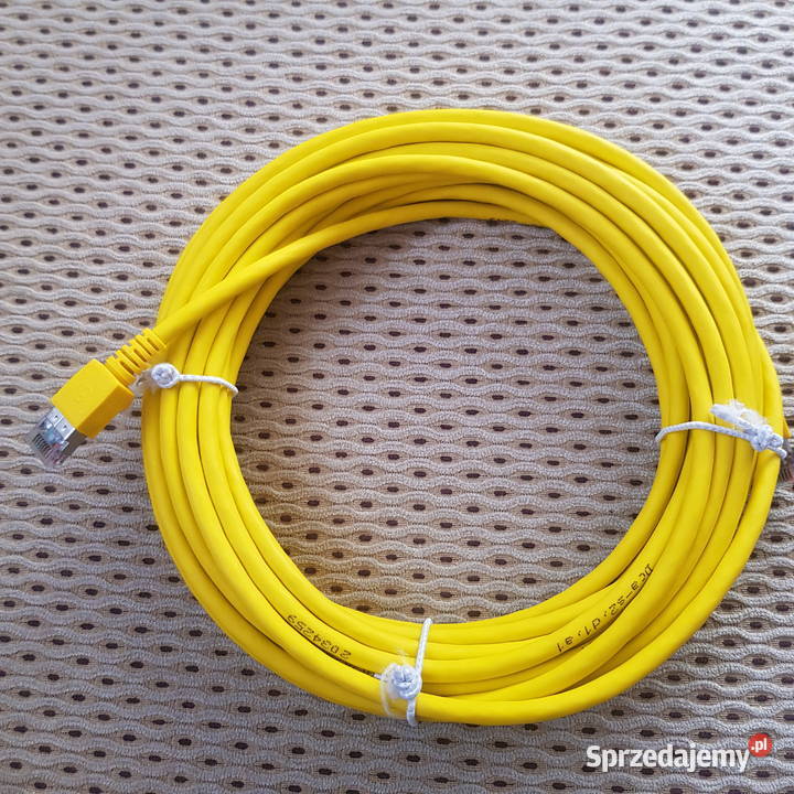 Kabel Krosowy LAN DATWYLER kat6a flex 4P Zolty kable i wtyczki Lublin sprzedam