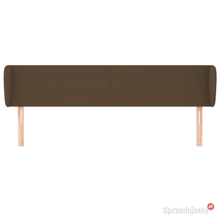 Zagłówek uszak ciemnobrązowy 183x23x7888 tkanina Meble