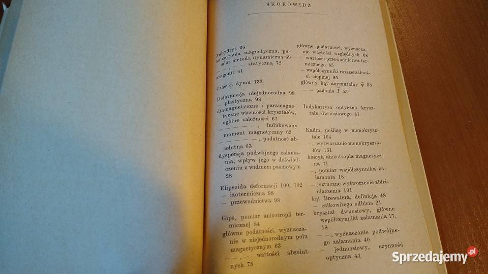 Doświadczalna fizyka kryształów W A Wooster sprzedam
