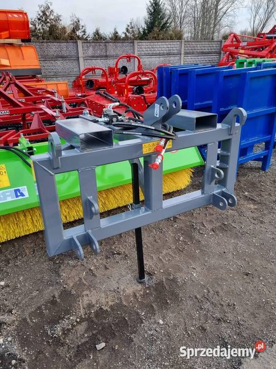 Zamiatarka z mocowaniem 3w1 do traktora wózek