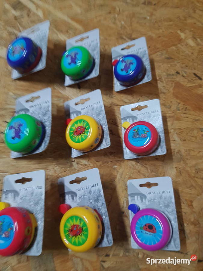 Dzwonek plastal dziecięcy naklejka różne kolory wielkopolskie Głogowa