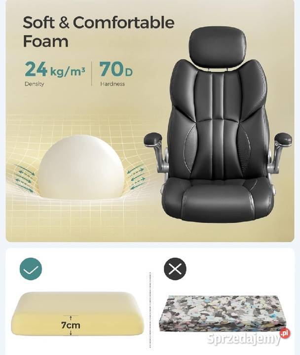 Fotel gracza biurowy obrotowy regulowany sprzedam