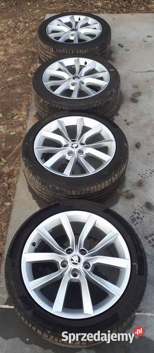 Oryginalne koła Skoda Superb 3 8Jx18H2 ET 44 Samochodowe Poznań sprzedam
