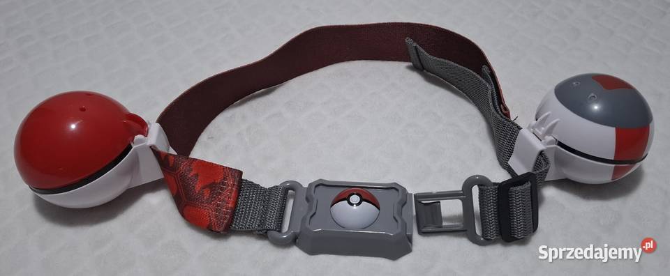 Pasek Pokemon dwa Pokeballe 7 Zabawka Czeladź