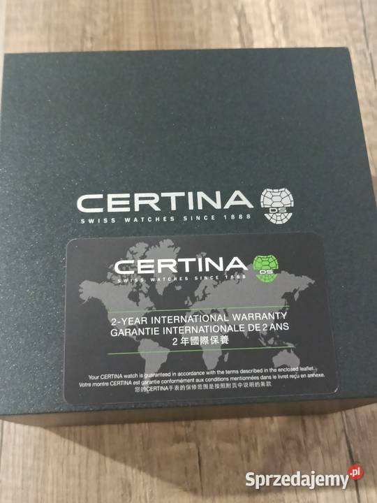 Szwajcarski zegarek certina