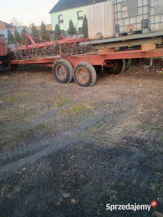 Przyczepa dłużyca do bel słomy siana Skrzydłowice