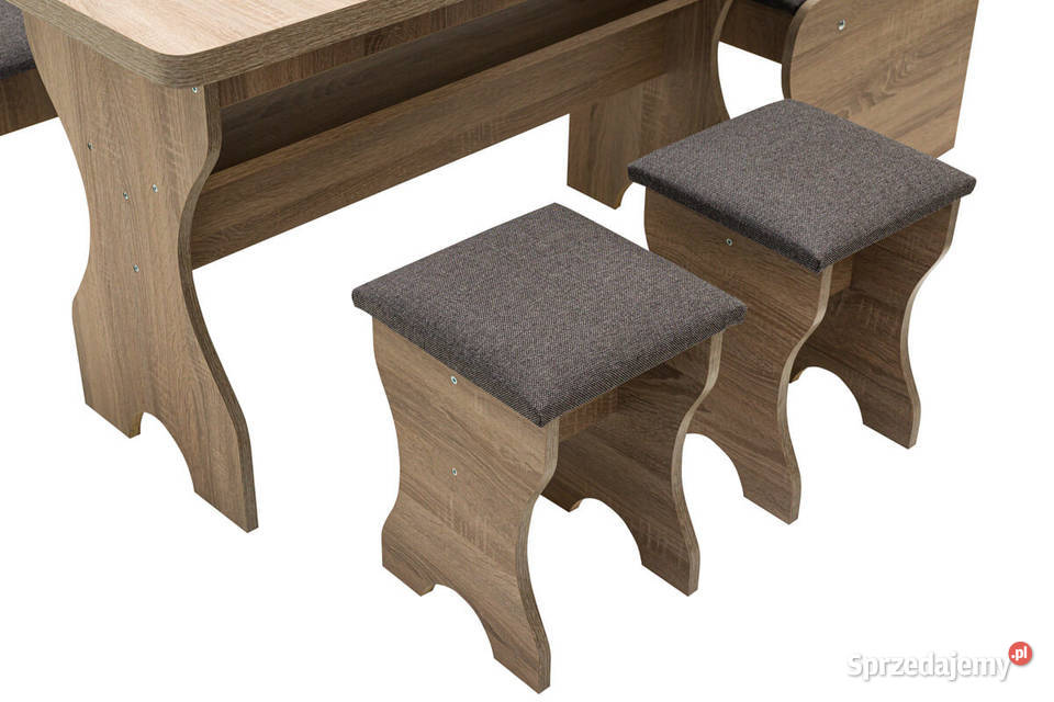 Narożnik Kuchenny ze Stołem i Dwoma Taboretami podkarpackie