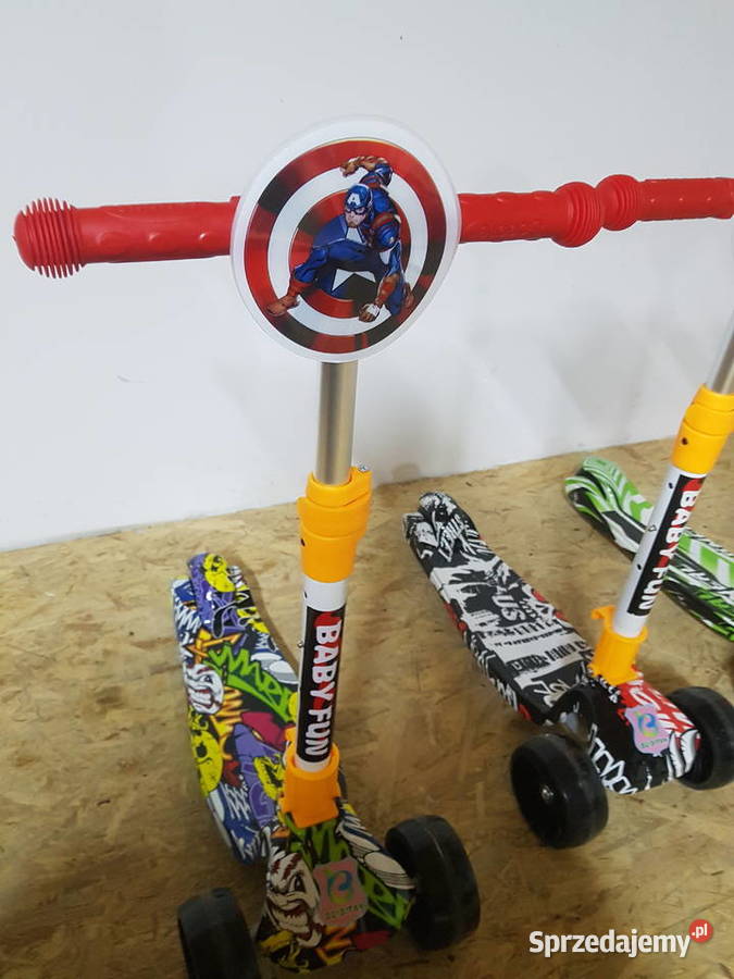 HULAJNOGA TRÓJKOŁOWA BALANSOWA super bohater wielkopolskie Głogowa