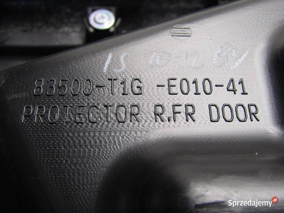 BOCZEK TAPICERKA DRZWI PRAWY PRZÓD PRZEDNI HONDA osobowe