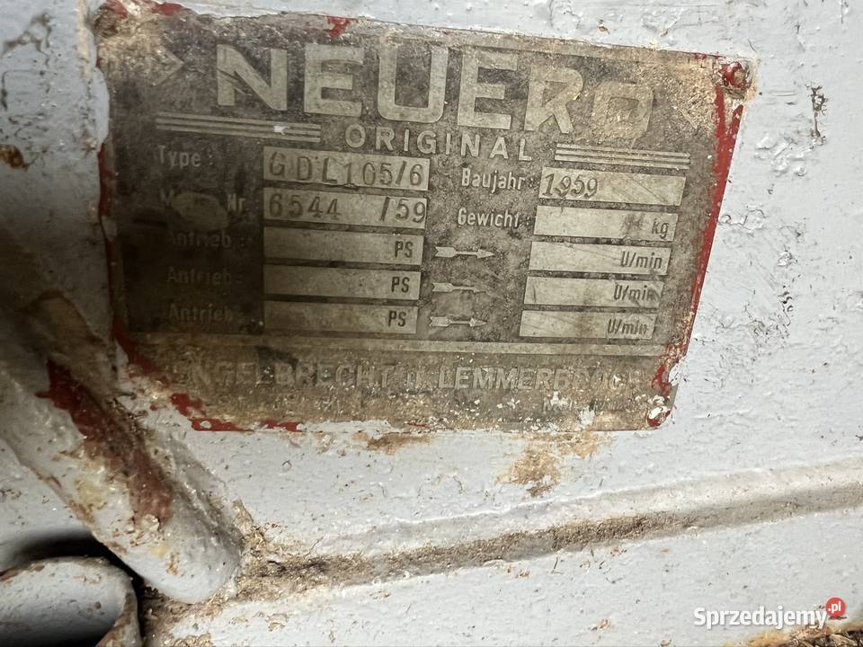 Dmuchawa do zboża NEUERO GDL 1056 sprawna na Taśmociągi i podajniki Gliwice