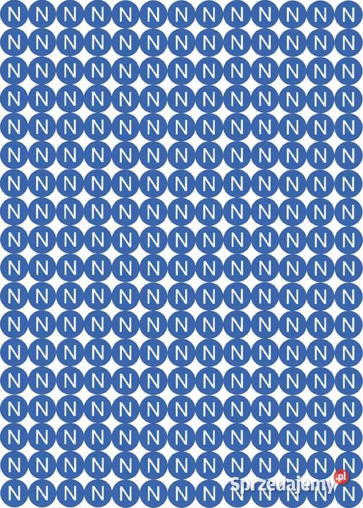 Naklejka N na rozdzielnice 234 13 mm przewód 0 Kamionna sprzedam