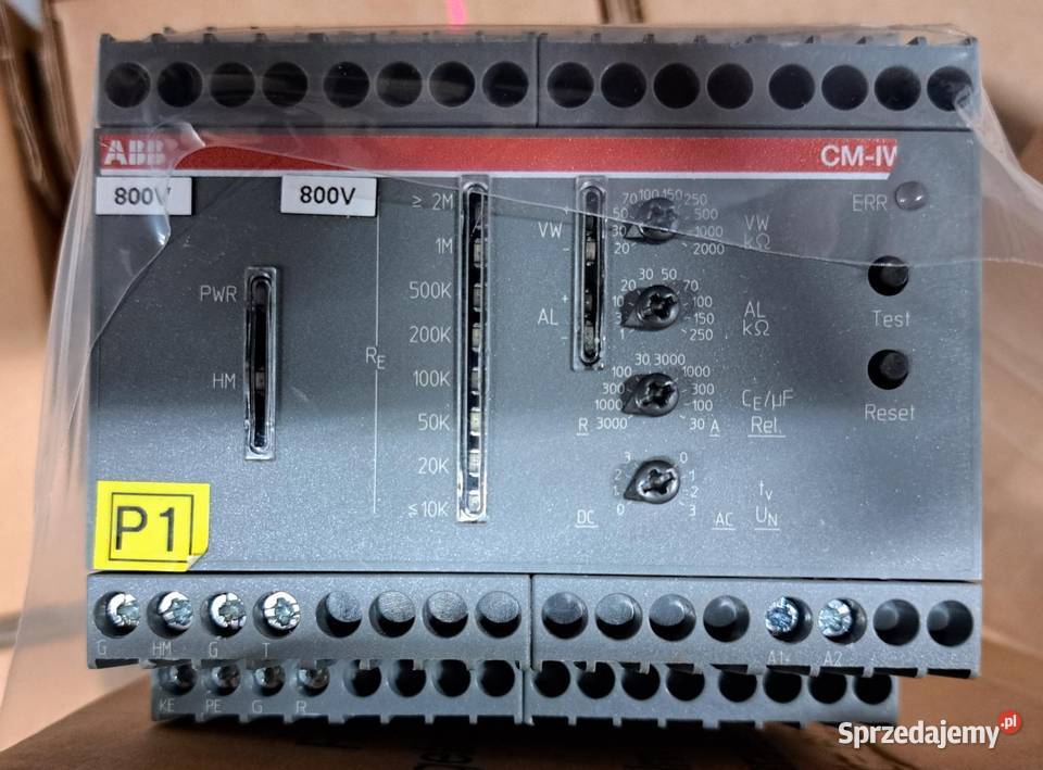 Przekaźnik kontroli izolacji ABB IWM11 24V DC świętokrzyskie