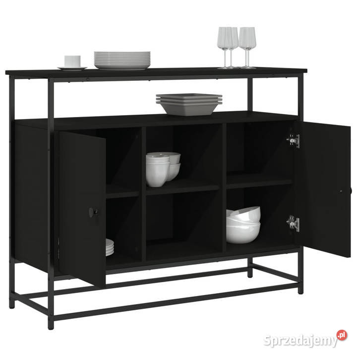 Szafka czarna 100x35x80 materiał drewnopochodny Warszawa