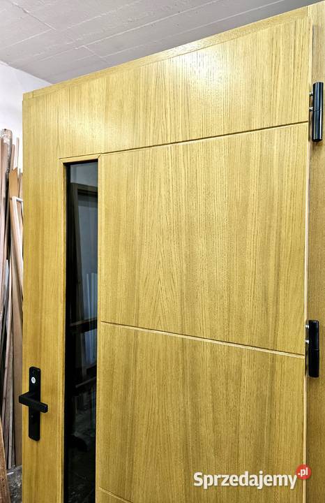 Drzwi DŁUGOSZ zewnętrzne nowoczesne drewniane Sieradz