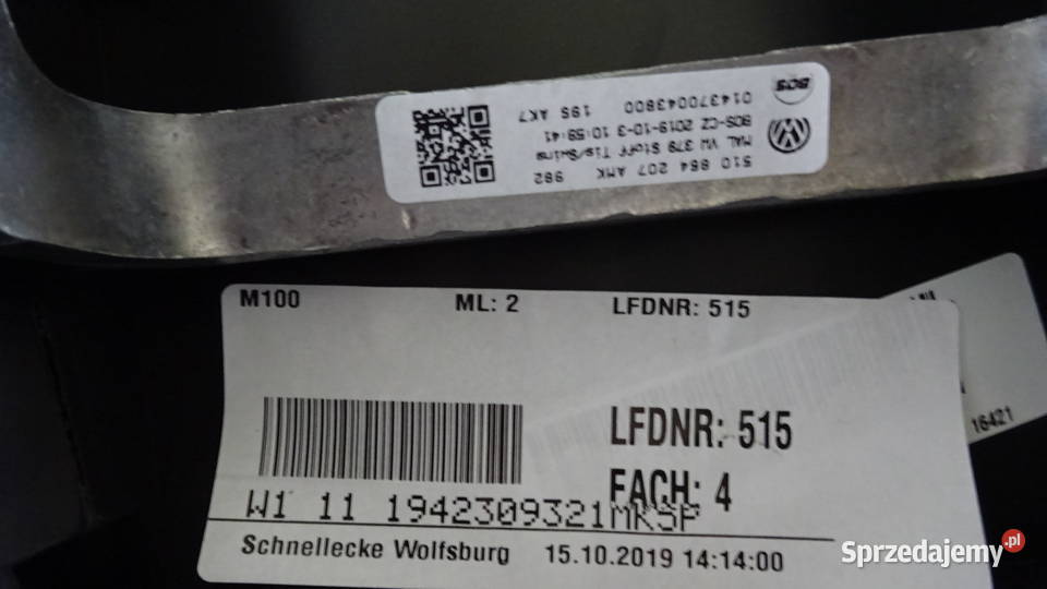VW Golf tunel środkowy mieszek podłokietnik Dąbie sprzedam