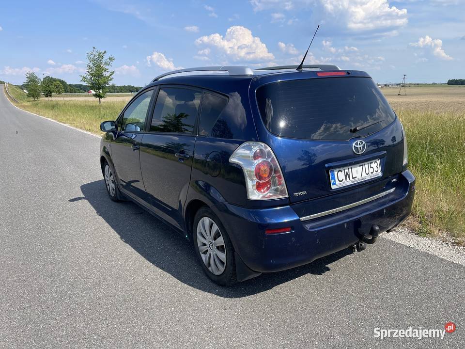 Toyota Corolla Verso 2007 silnik 22 D4D moc 136 kujawsko-pomorskie Wieniec sprzedam