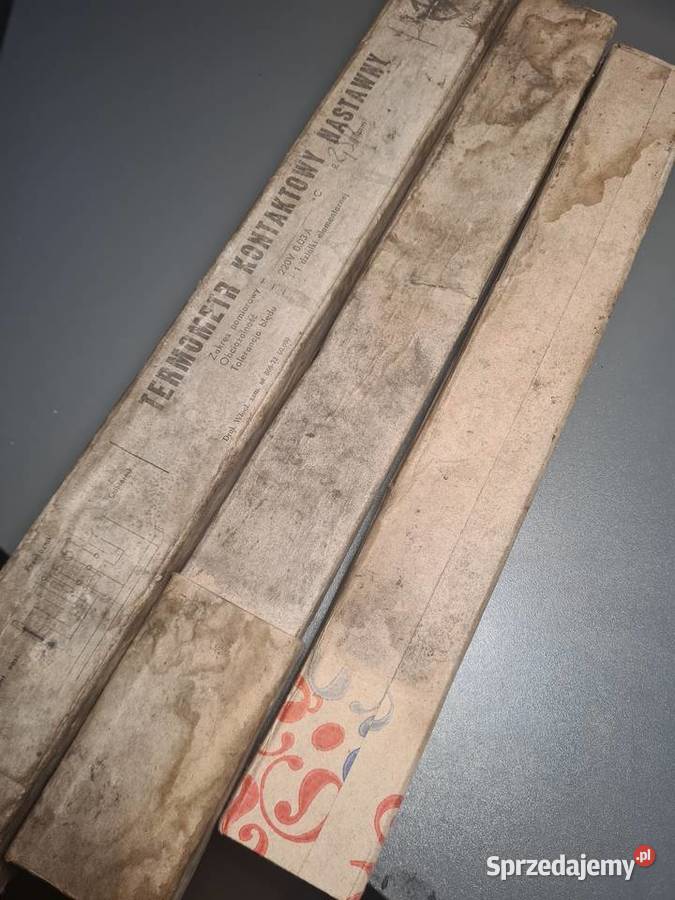 Zestaw 3 Termometry kontaktowe nastawne PRL VLD Wieleń sprzedam