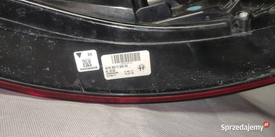 Lampa prawy tył LED w błotnik Alfa Romeo Giulia Syrynia sprzedam