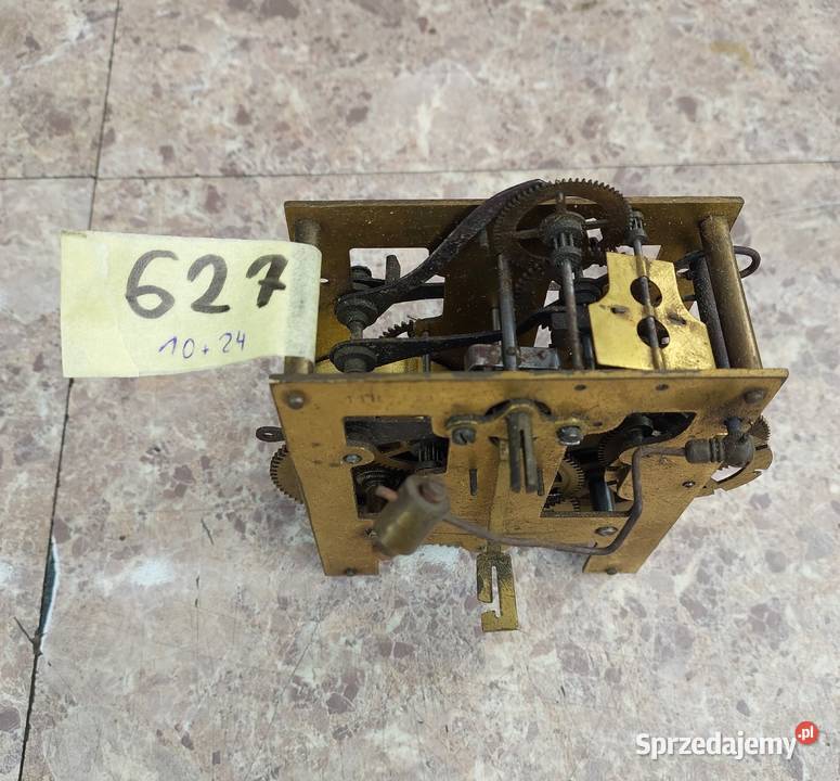 627 Mechanizm starego zegara ściennego Junghans Antyki Tczew