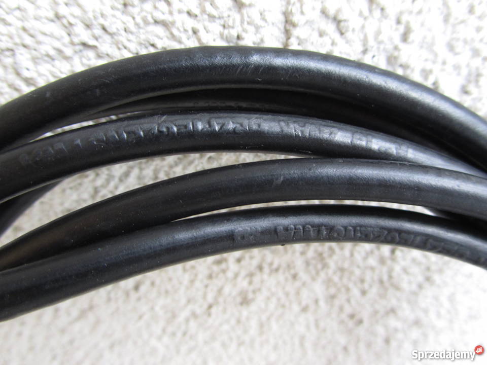 Kabel TV czarny antenowy wtyk kątowywtyk Olecko