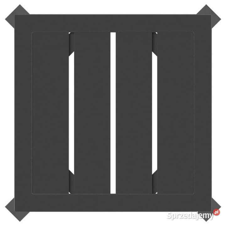 Stolik ogrodowy antracytowy 34x34x38 stal mazowieckie Warszawa