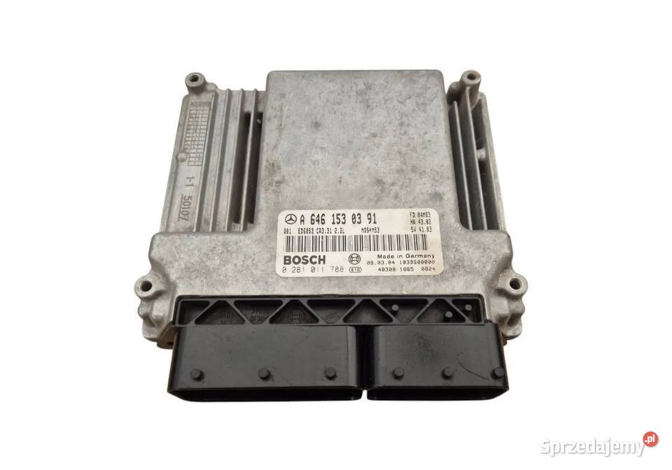 STEROWNIK SILNIKA MERCEDES VITO W 639 W639 VIANO osobowe Układ elektryczny, zapłon Działoszyce sprzedam