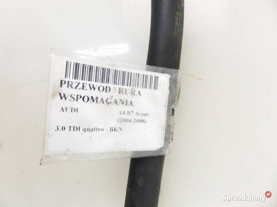 PRZEWÓD WSPOMAGANIA AUDI A4 B7 30 TDI BKN małopolskie