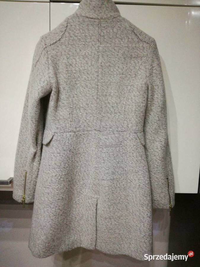 Płaszcz damski w kolorze jasnego beżu H M lubelskie Lublin