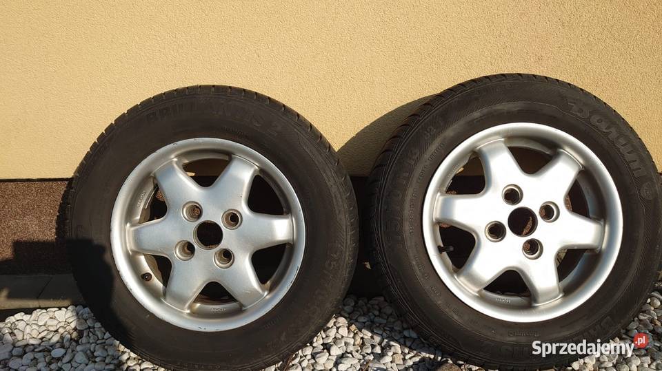 Felgi 4 x 100 13 z oponami Barumi Nokian Letnie Hażlach