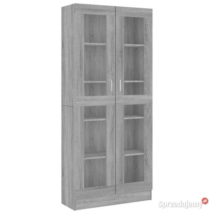 vidaXL Witryna szary dąb sonoma 825x305x185 Warszawa