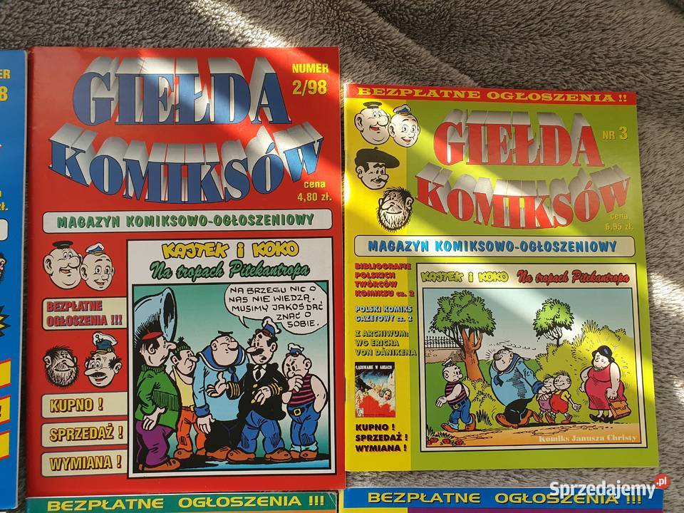 Giełda Komiksów zestaw 9 numerów stan b Gdynia sprzedam