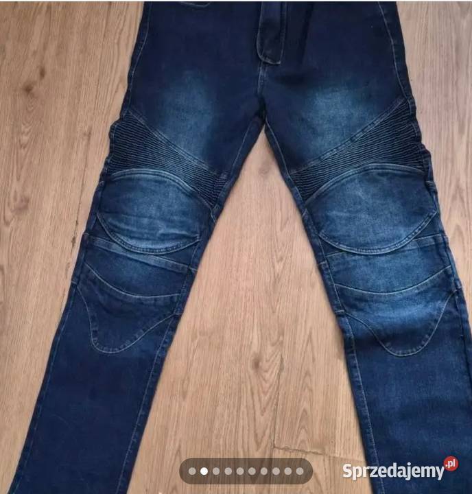 Spodnie motocyklowe jeansowe rozmiary S do 4XL Łuków