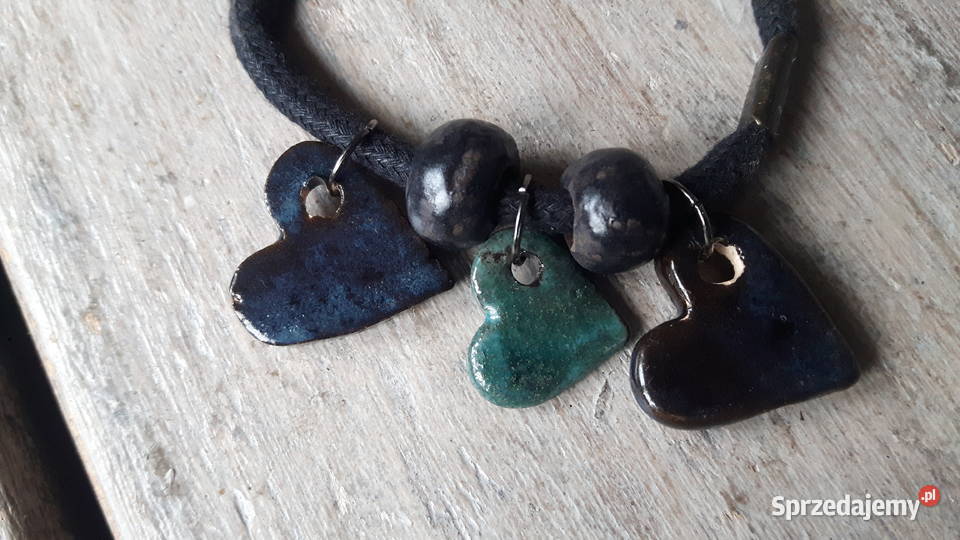 Bransoletka ceramiczna ręcznie wykonana Otwock