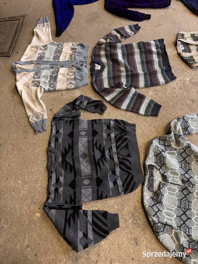 PRL kultowy swetr retro odzież na bal w klimacie Kosianka-Boruty