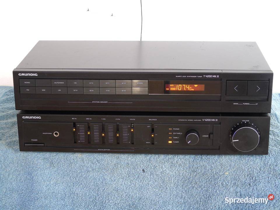 Wzmacniacz z korektorem i Tuner Grundig Vintage podkarpackie Jasło
