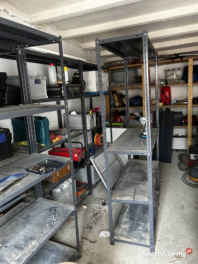 Regał metalowy skręcany 2000 x 90 x 40 5 półek Wrocław sprzedam