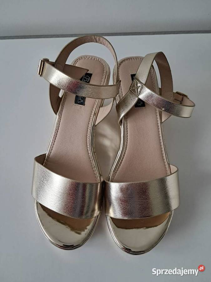 Buty damskie sandały złote Beauty girls do Kraków