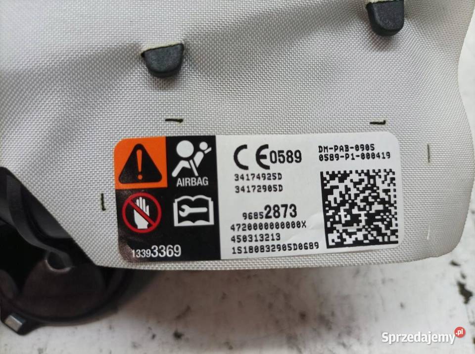 PODUSZKA POWIETRZNA AIRBAG PRAWA PASAŻERA DESKI świętokrzyskie