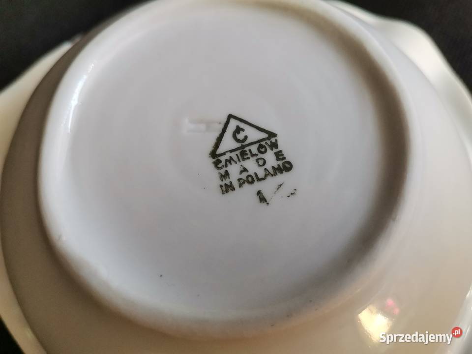 Stara nieużywana popielniczka porcelana Ćmielów Katowice