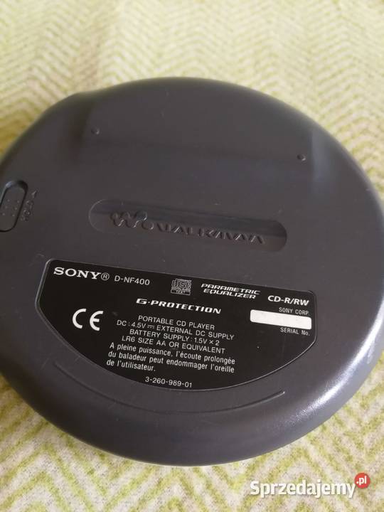 Discman Sony DNF400 Odtwarzacz CD MP3 Radio FM zachodniopomorskie Szczecin sprzedam
