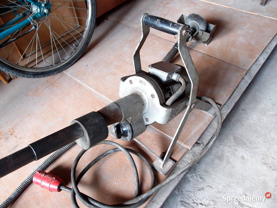 Szczotka szlifierska z wałem giętym dł ok 2m