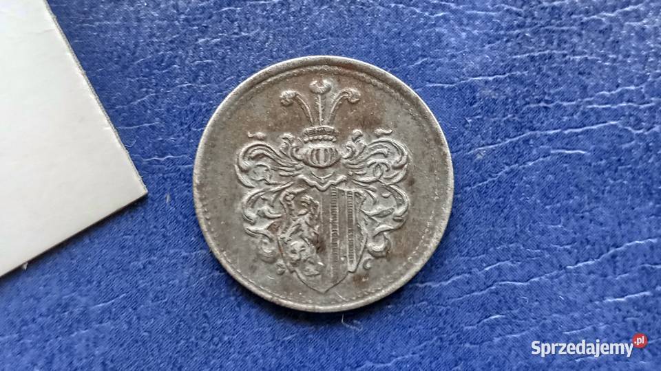 Stare monety 20 fenig 1919 Leipzig Niemcy Lesko