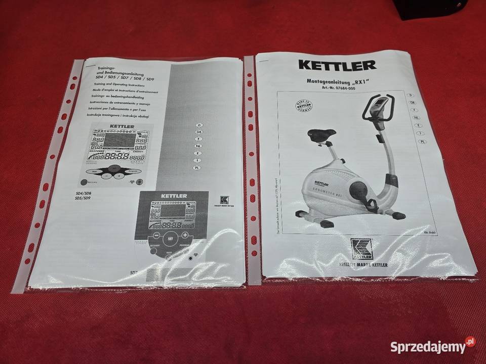 PIĘKNY KETTLER RX1 ROWER TRENINGOWY STACJONARNY Ostrzeszów