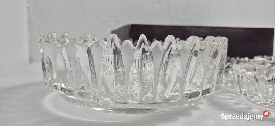 Elegancki Komplet Deserowy KRISTAL 7 Elementów lubelskie Biłgoraj