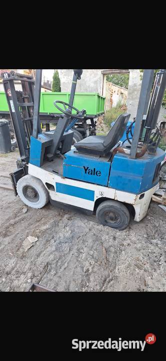 Wózek widłowy YALE GAZ Przesuw boczny Niemcy Do Yale Wózki widłowe Stawiszyn sprzedam